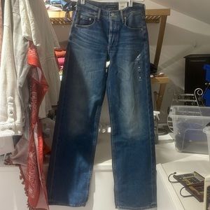 NWT! Lucky Brand high-rise wide leg jeans